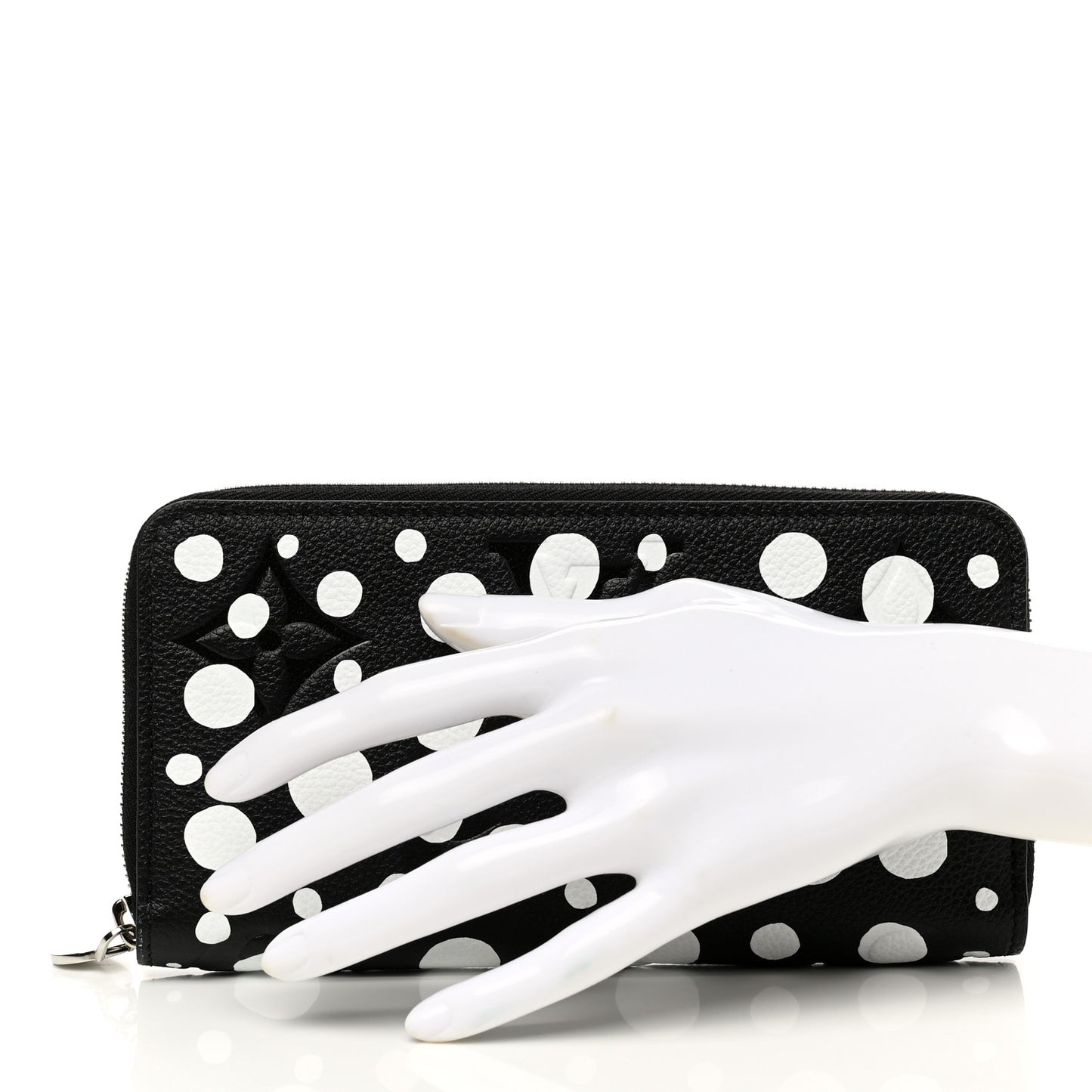 LV X YK Empreinte Zippy Wallet Black White
