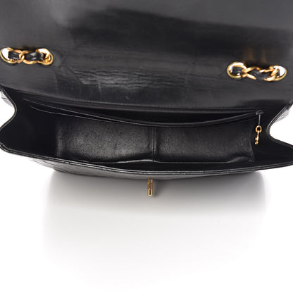 Chanel Lambskin Quilted Jumbo Single Flap Black 7 of 14