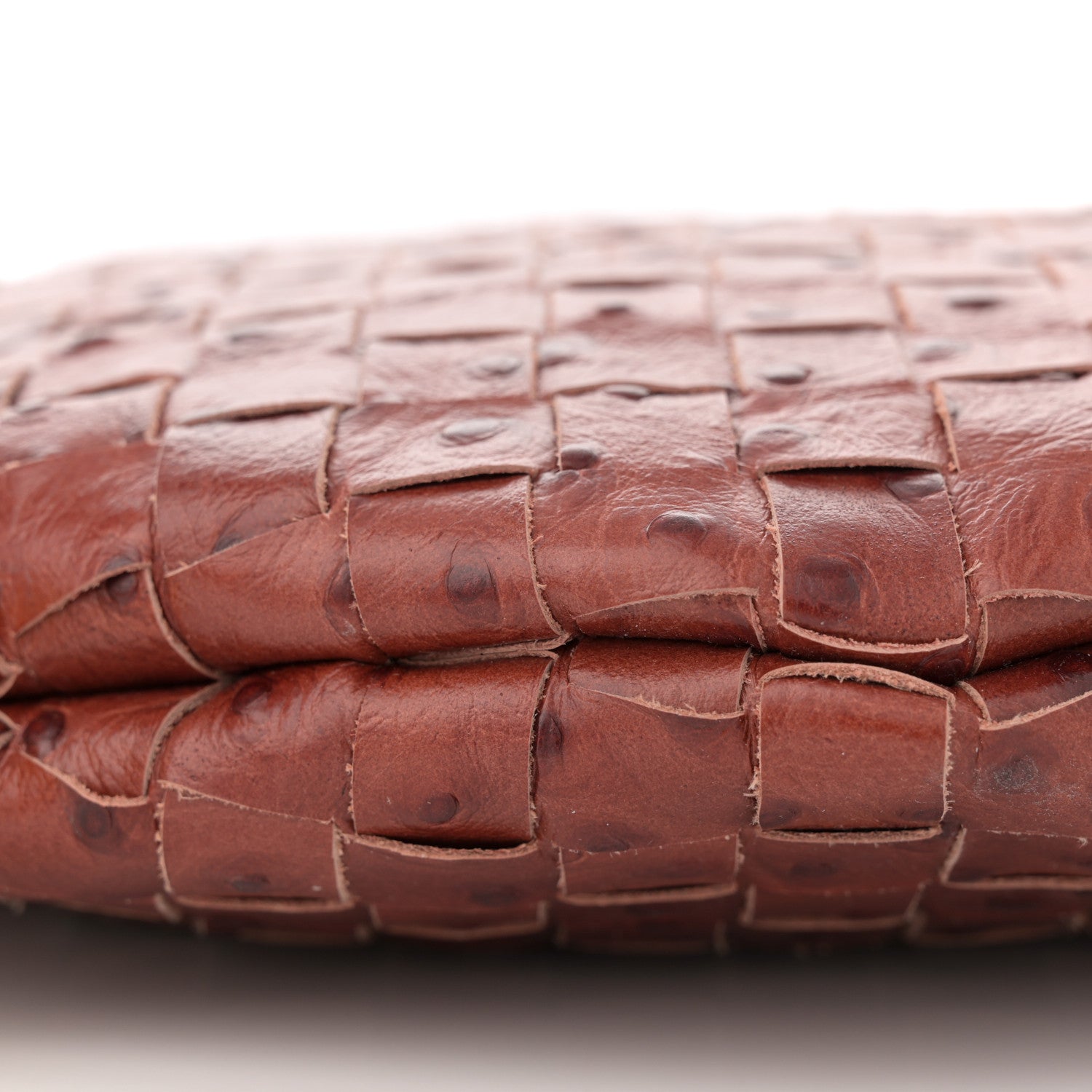 Bottega Veneta Nappa Ostrich Embossed Intrecciato Medium Solstice Hobo Burnt Orange Muse Brown 10 of 11