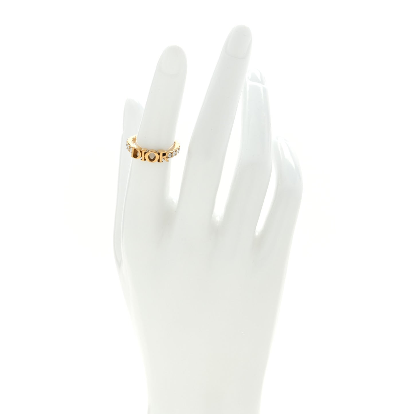 Metal Crystal Dio(R)evolution Ring S 50 5.25 Gold