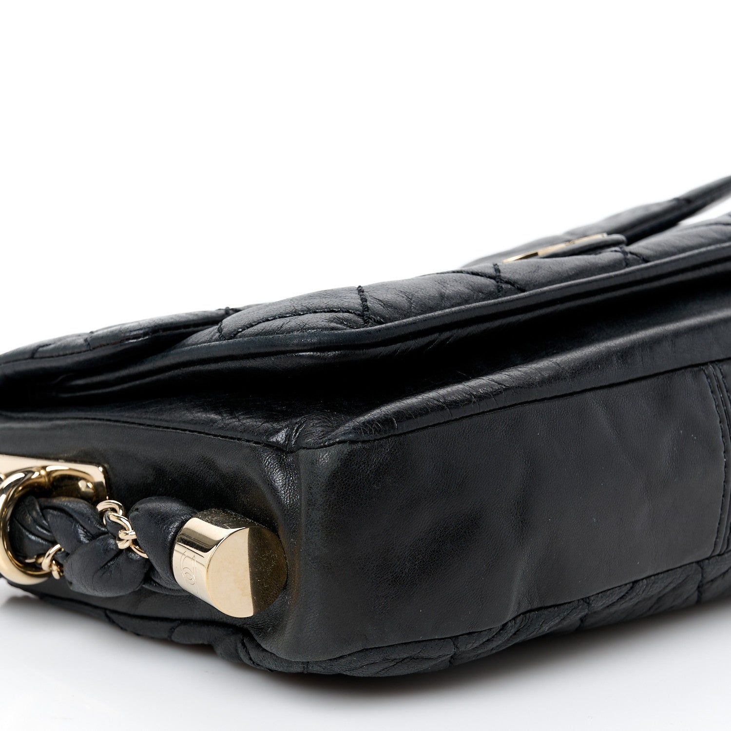 Chanel Lambskin Small Lady Braid Flap Black 9 of 11