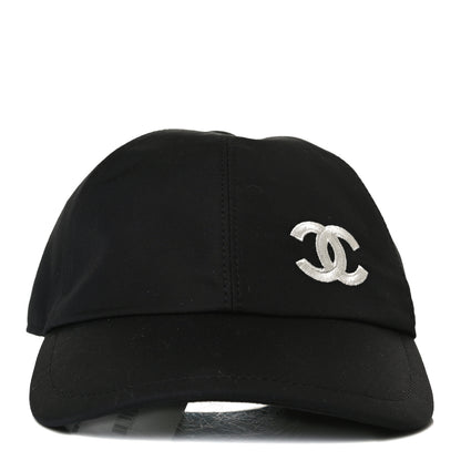 Chanel Cotton CC Cap Hat Black 2 of 7