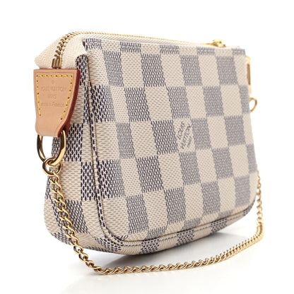 Louis Vuitton Damier Azur Mini Pochette Accessories 2 of 4