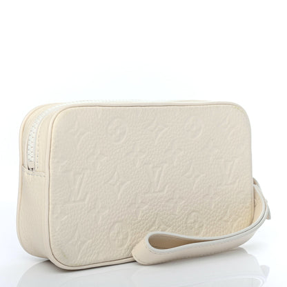 Louis Vuitton Taurillon Monogram Pochette Volga White 2 of 4
