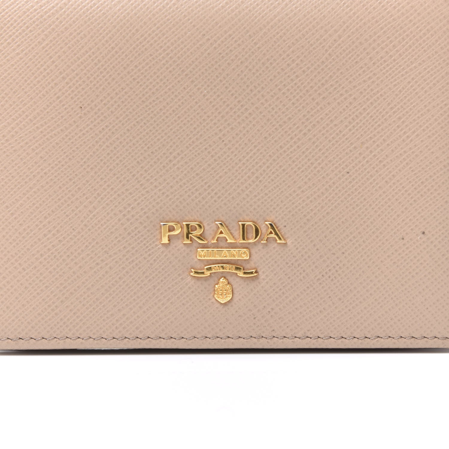 Prada Saffiano Metal Bi-Fold Wallet Cammeo 8 of 9