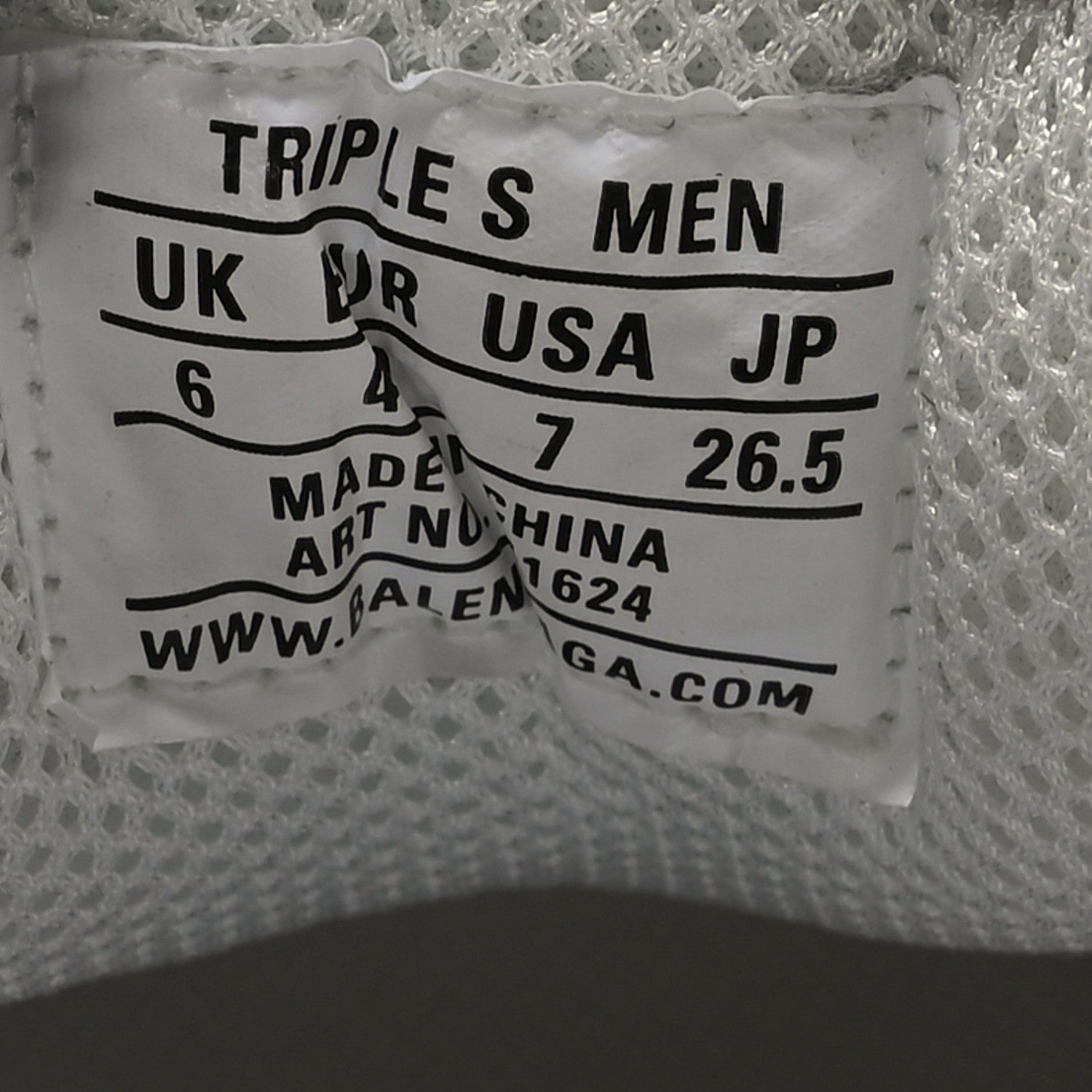 Balenciaga Fabric Mesh Clear Sole Womens Triple S Sneakers 40 White 6 of 7