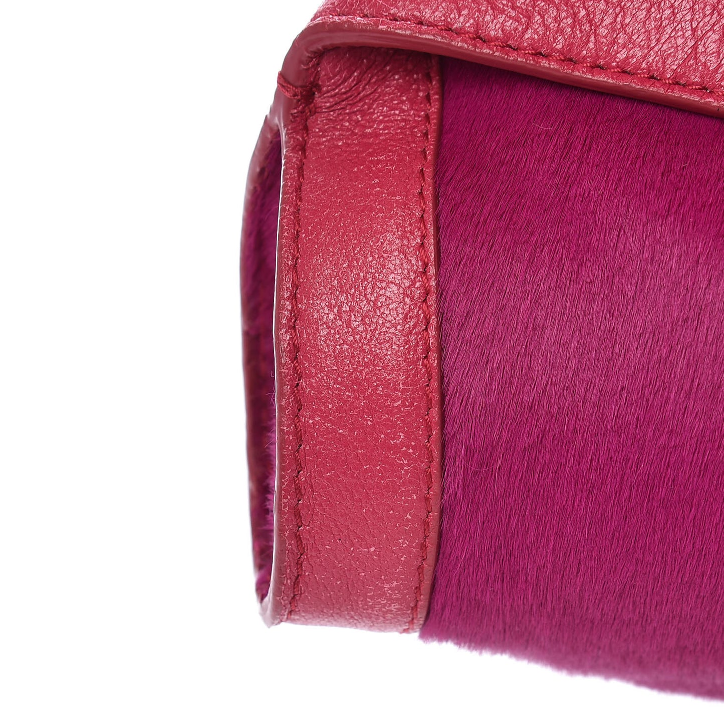 Calfskin De Manta Clutch Fuchsia