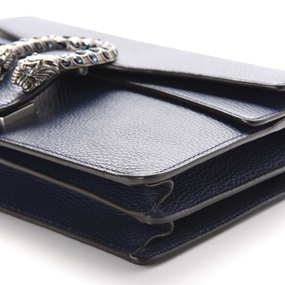 Gucci Dollar Calfskin Crystal Small Dionysus Shoulder Bag Blue Agata Montana Sapphire 6 of 10
