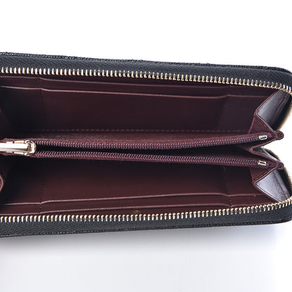 Chanel Caviar Quilted Medium Zip Around Wallet Black 5 of 8