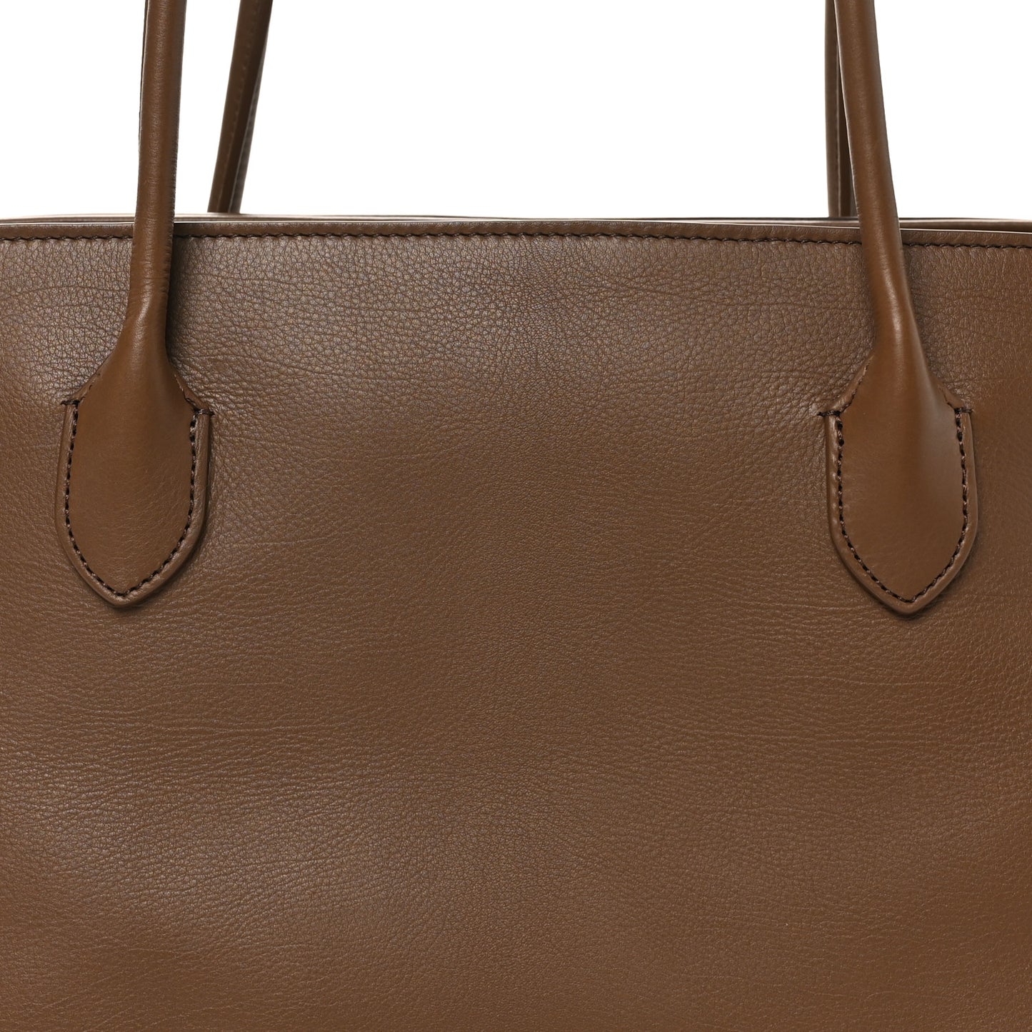 Grained Calfskin Terrasse Bag Tawny Brown