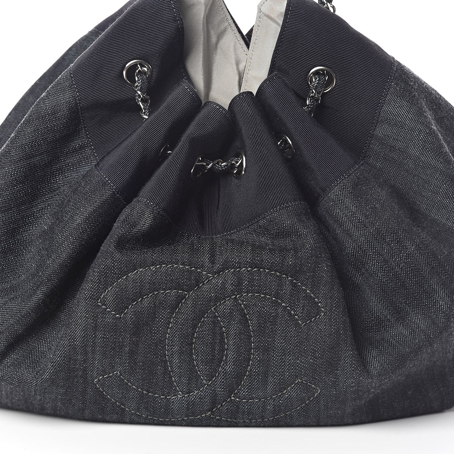 Denim Stretch Spirit Large Cabas Tote