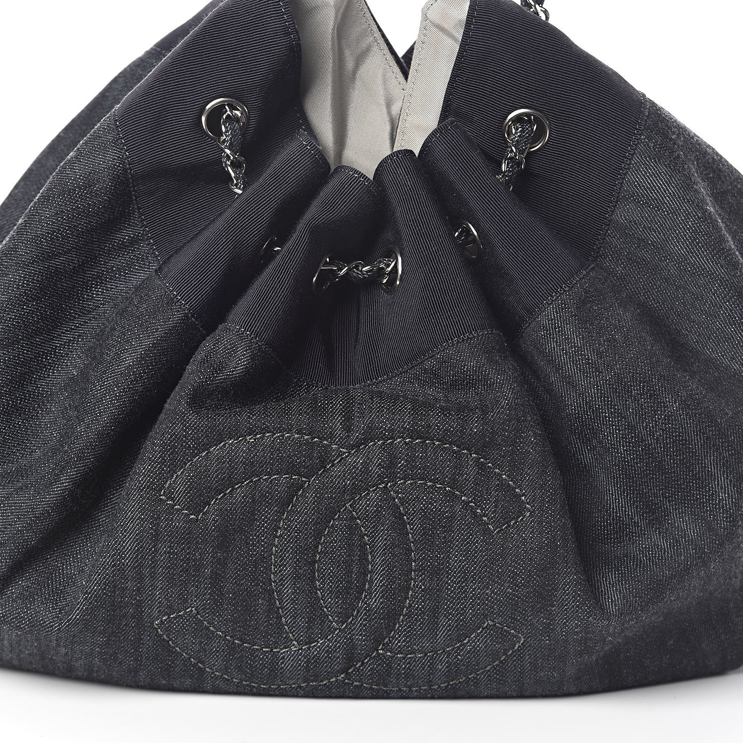 Chanel Denim Stretch Spirit Large Cabas Tote 8 of 10
