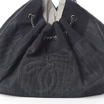 Chanel Denim Stretch Spirit Large Cabas Tote 8 of 10