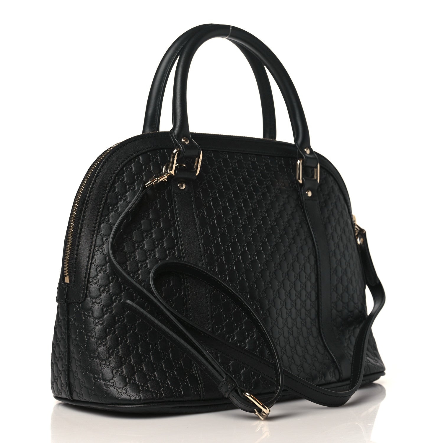 Gucci Microguccissima Medium Dome Bag Black 3 of 9
