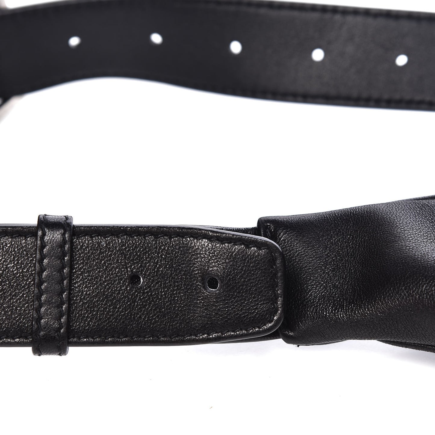 Calfskin Monogram Belt Bag Black