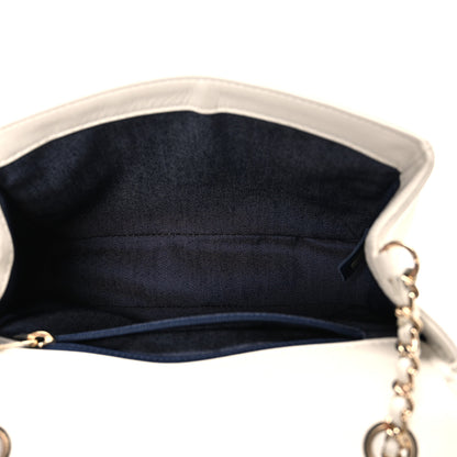 Chanel Lambskin CC Mania Flap Bag White 5 of 12