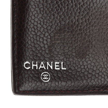 Chanel Caviar Timeless CC Yen Wallet Burgundy 6 of 18