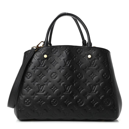 Louis Vuitton Empreinte Montaigne MM Black 1 of 4