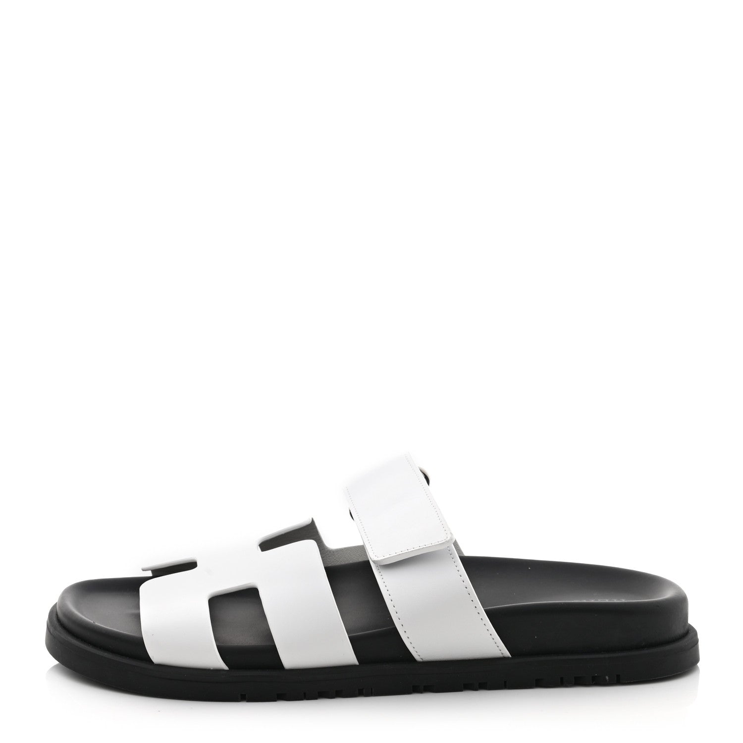 Hermes Calfskin Womens Chypre Sandals 36 White 1 of 8