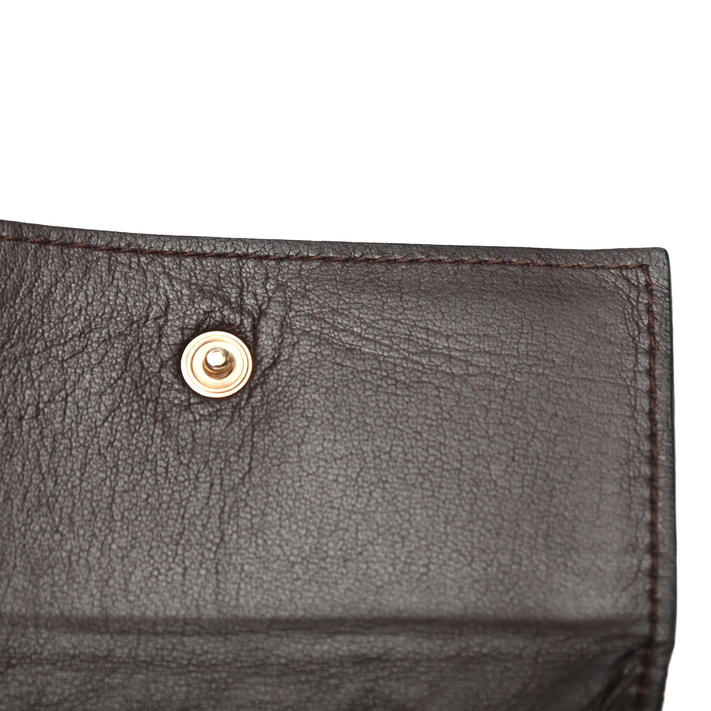 Nappa Intrecciato Card Holder Ebano