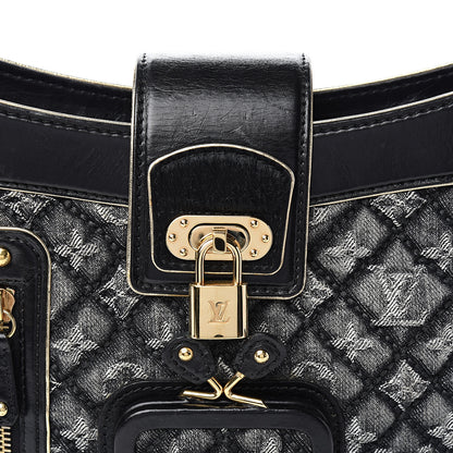 Louis Vuitton Denim Quilted Monogram Musette Black 11 of 11