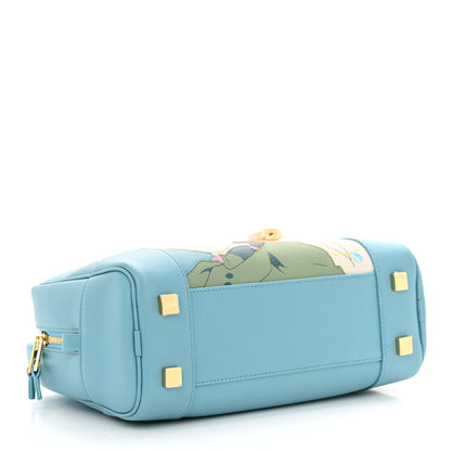 Loewe X HOWLS MOVING CASTLE Calfskin Amazona 23 Blue Multicolor 4 of 9