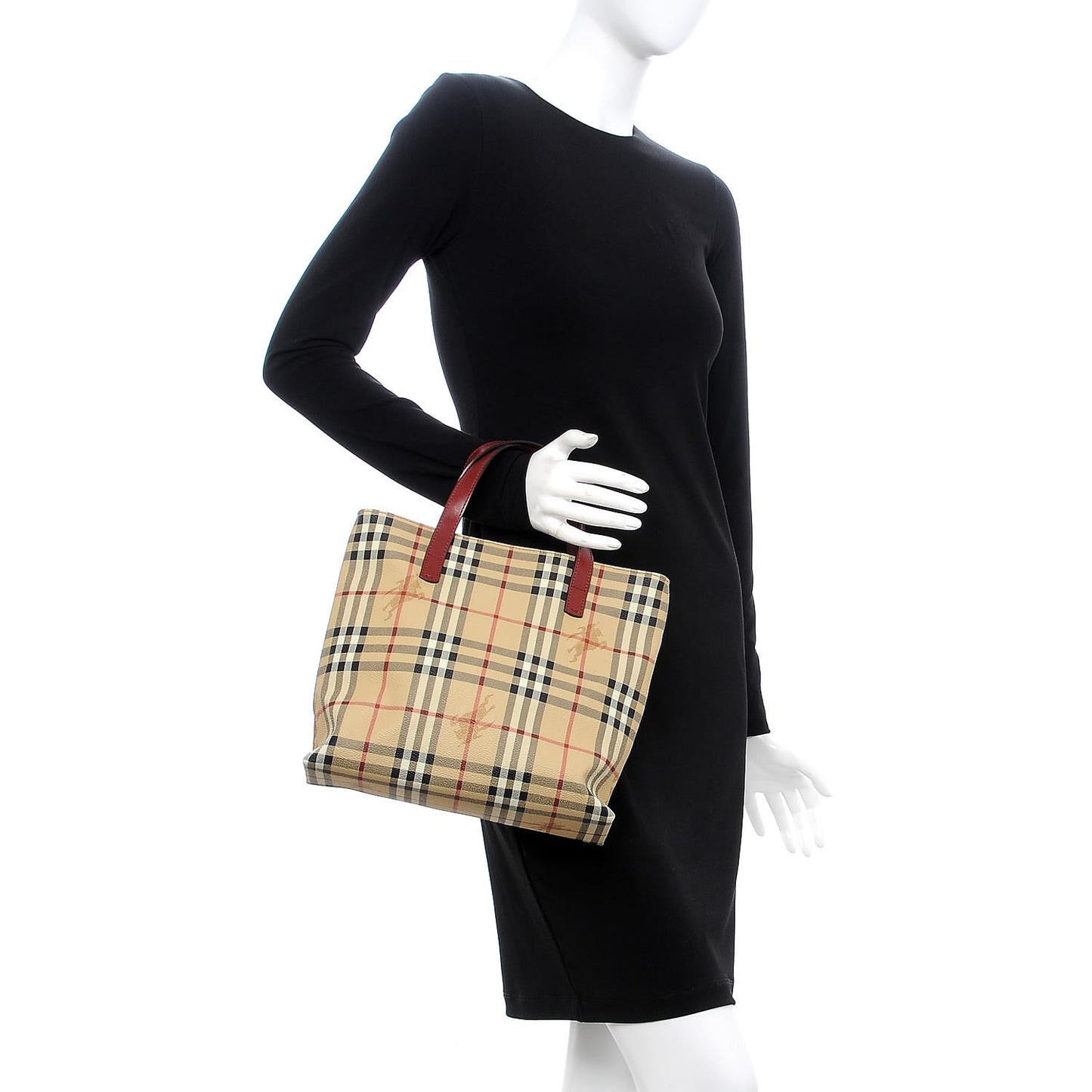 Haymarket Check Tote Red