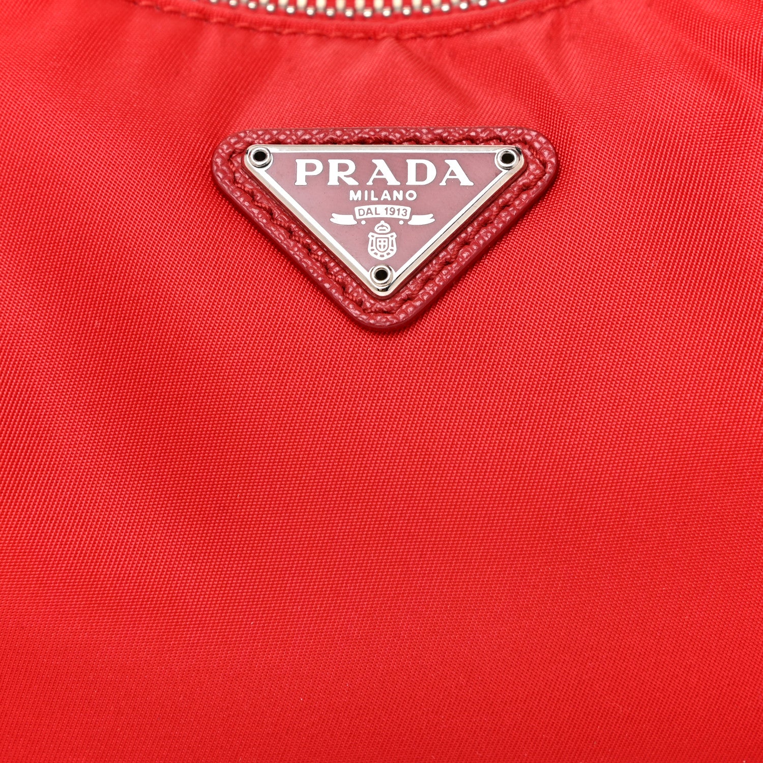 Prada Nylon Re-Edition 2005 Shoulder Bag Rosso 7 of 11