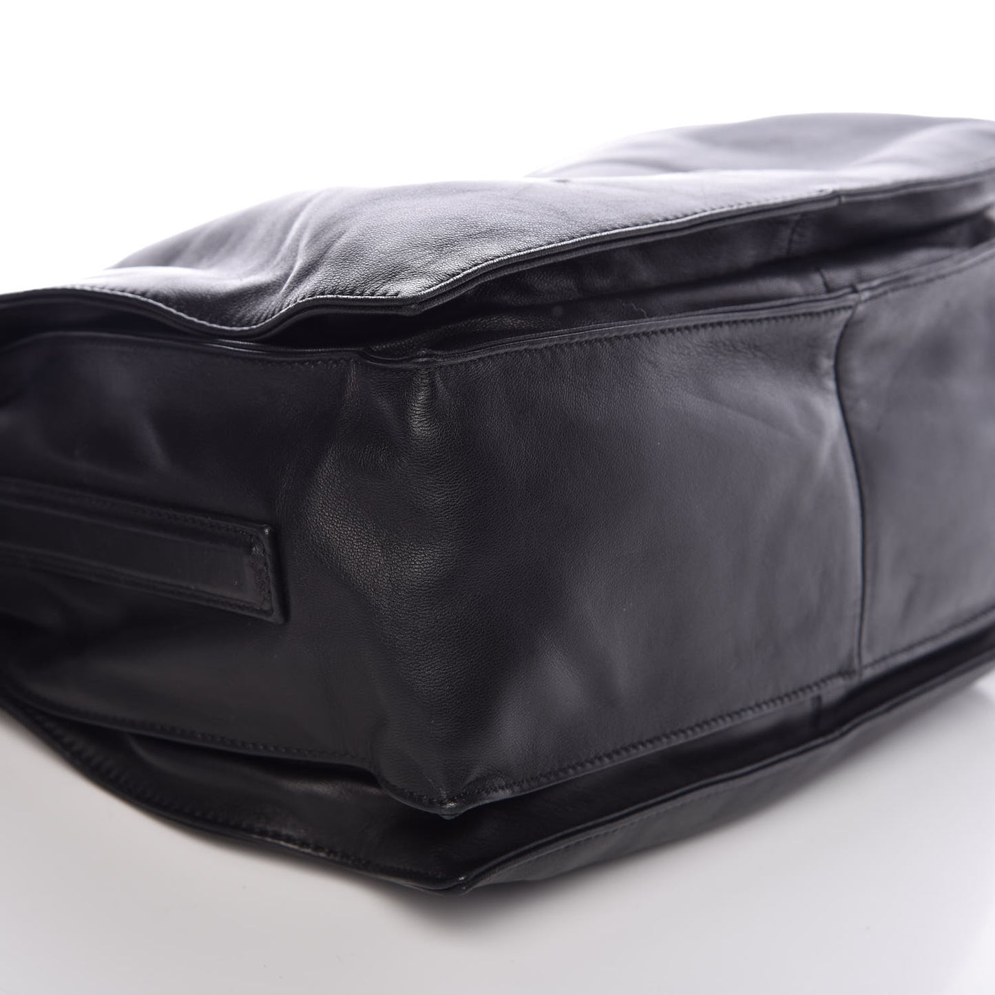Calfskin Flamenco Shoulder Bag Black