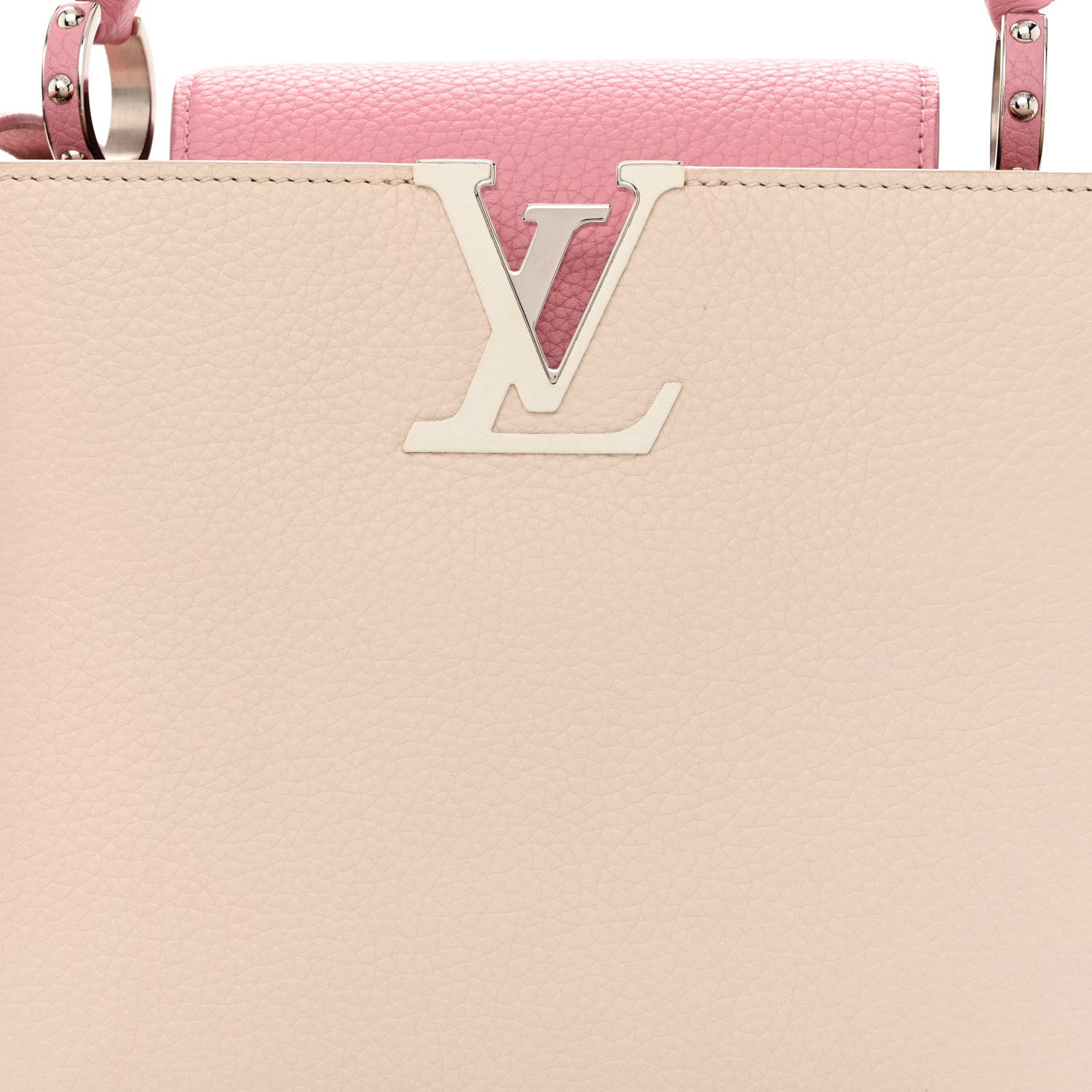 Louis Vuitton Taurillon Capucines PM Petale Pink 7 of 13