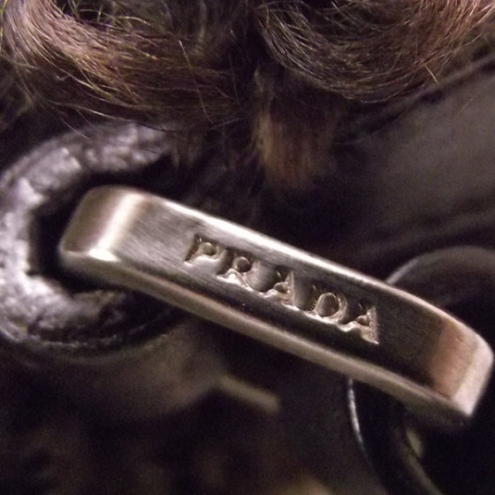 Prada Shearling Limited Ed Handbag Brown 10 of 10