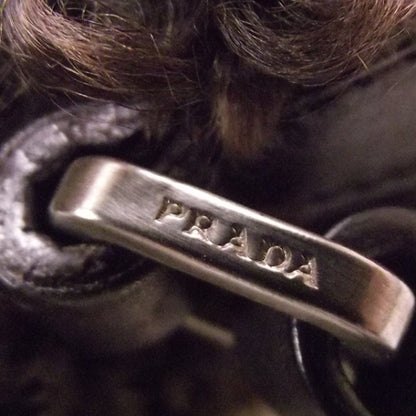 Prada Shearling Limited Ed Handbag Brown 10 of 10