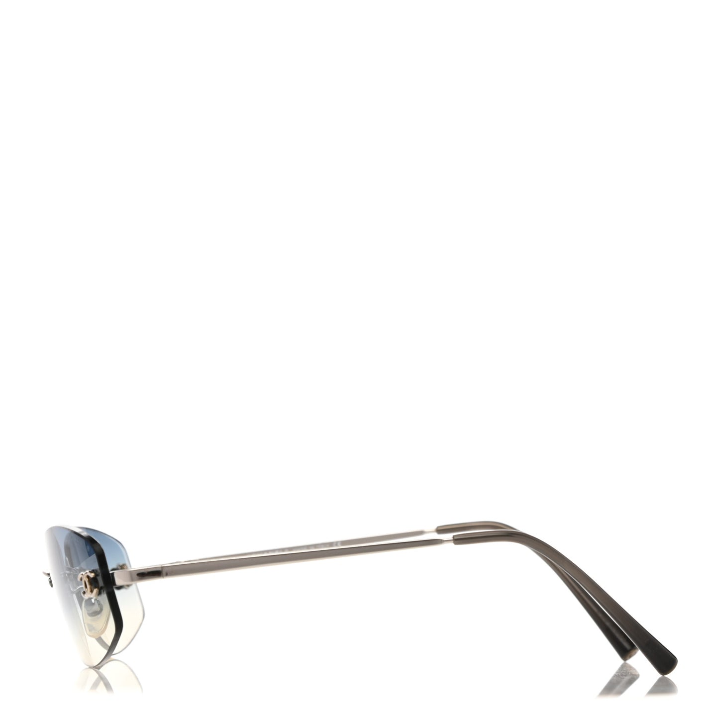 Metal Frameless Sunglasses 4002 Blue