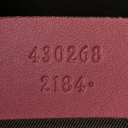 Gucci GG Supreme Monogram Blooms Large Cosmetic Case Beige Multicolor Dry Rose 7 of 10