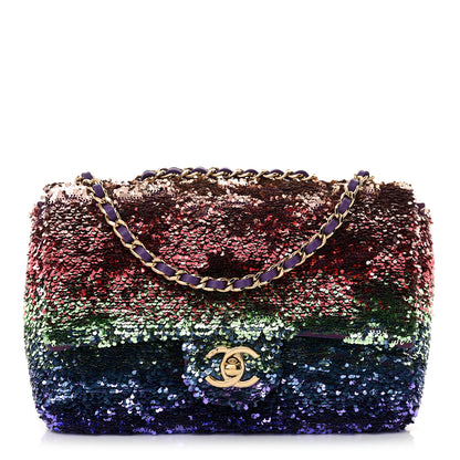 Chanel Gradient Sequin CC Small Single Flap Multicolor 1 of 12