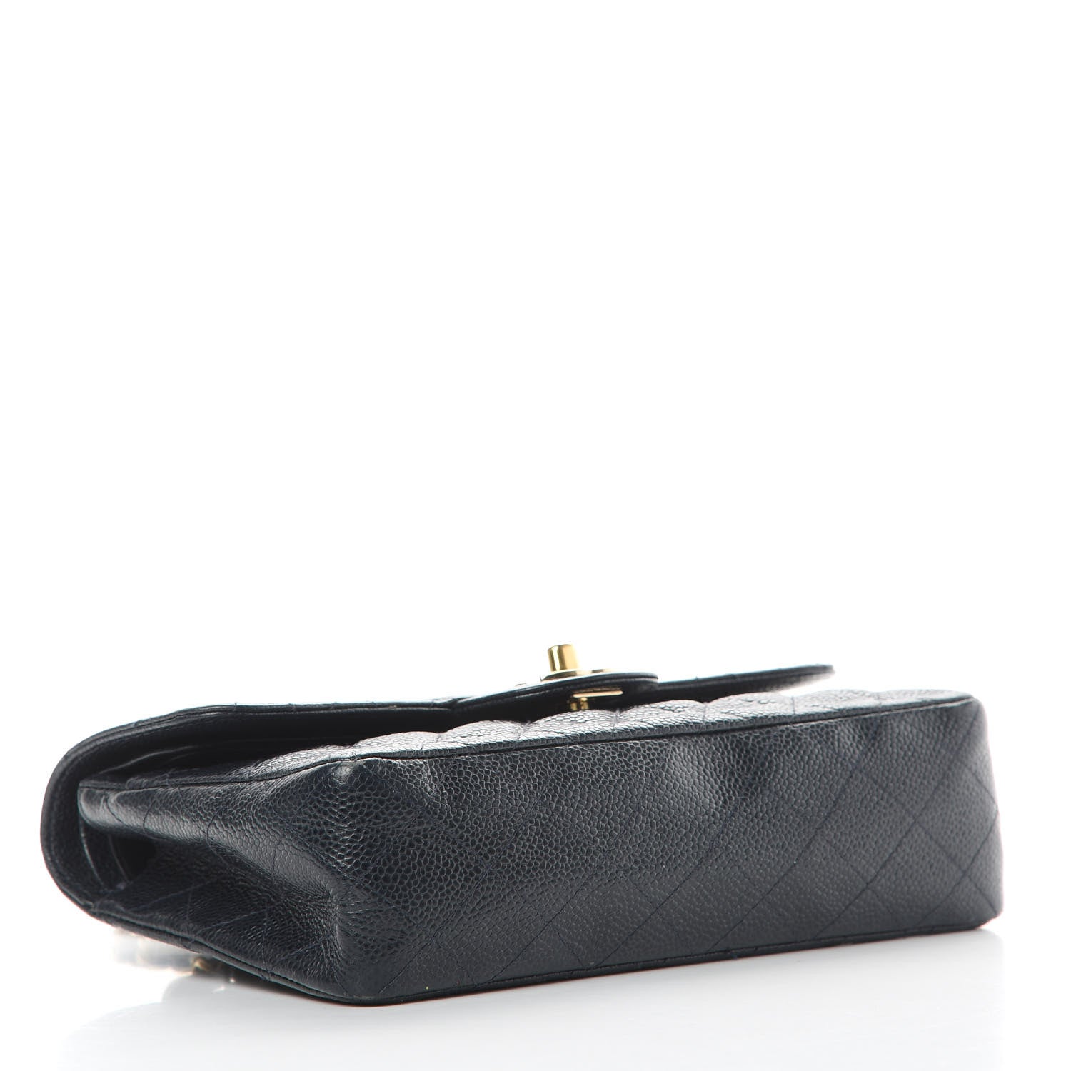 Chanel Caviar Quilted Small Double Flap Navy 4 of 15