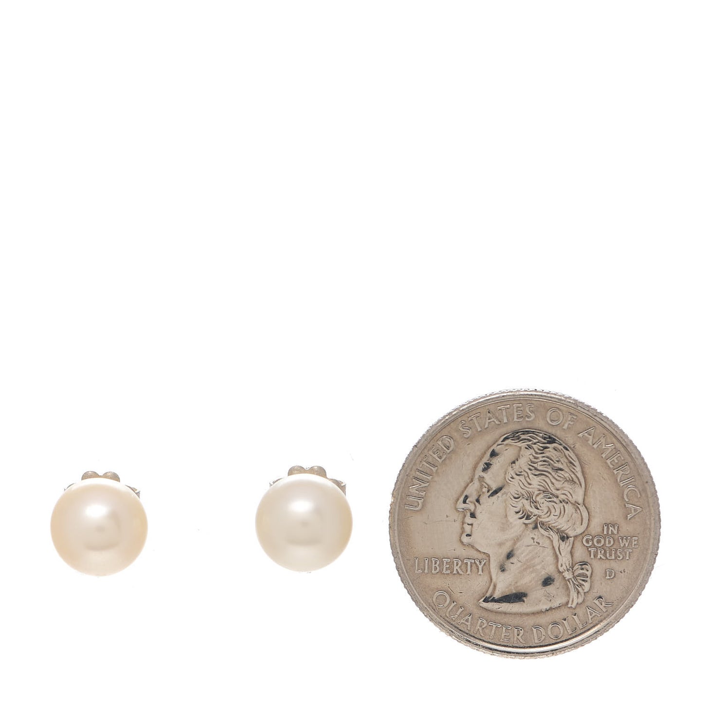 Sterling Silver Freshwater Pearl 8-9mm Ziegfeld Earrings