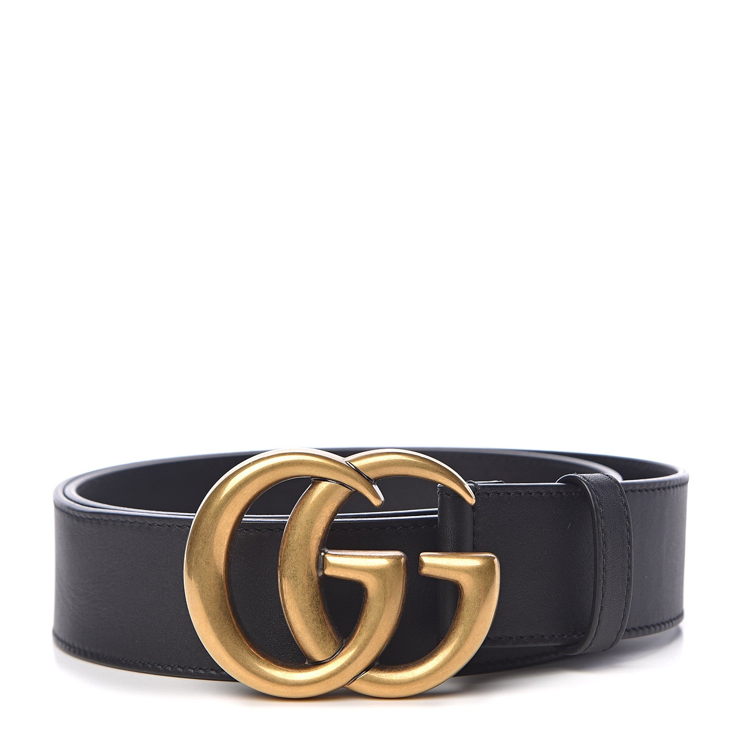 Gucci Calfskin Double G 40mm Belt 85 34 Black 1 of 7