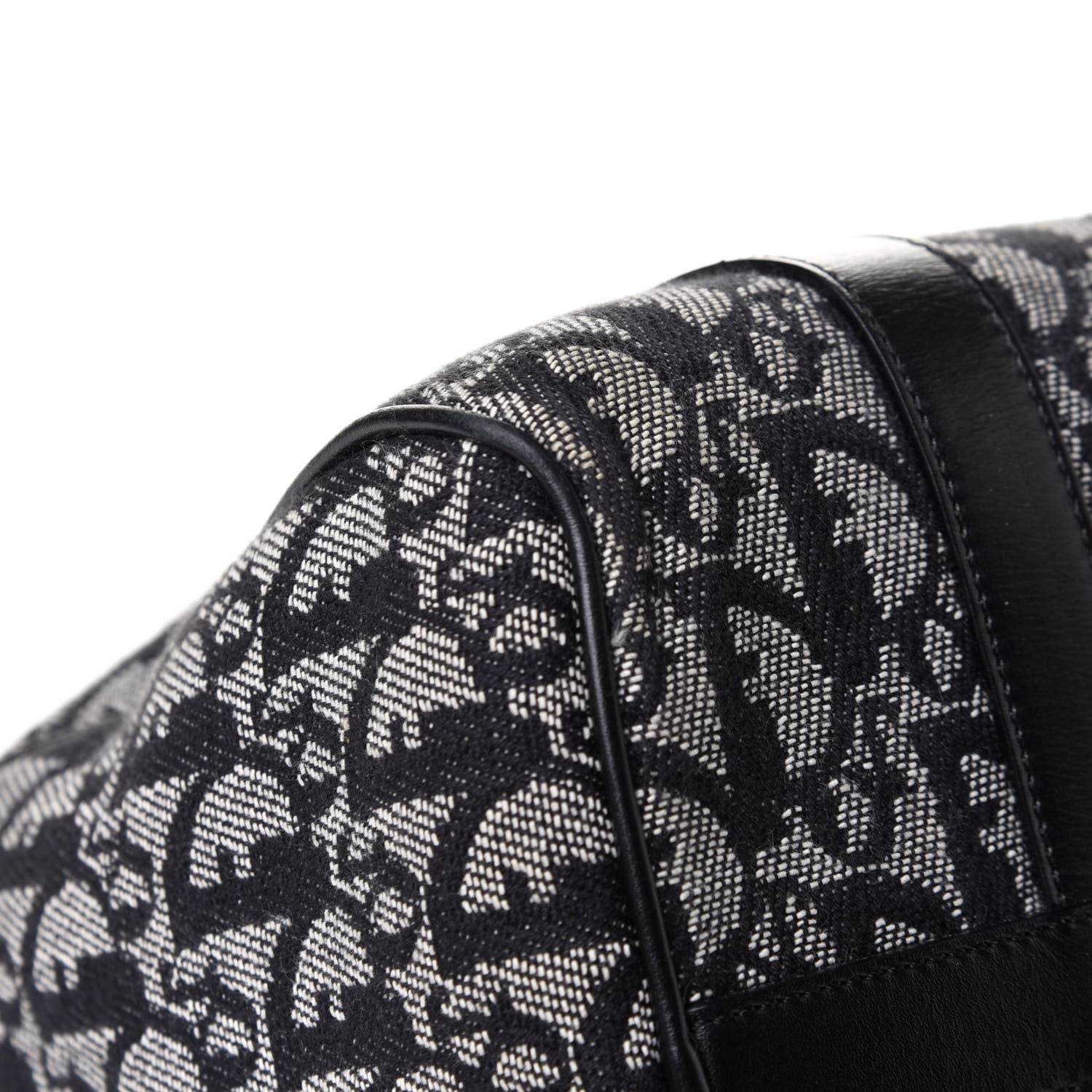 Christian Dior Monogram Boston Black 5 of 12