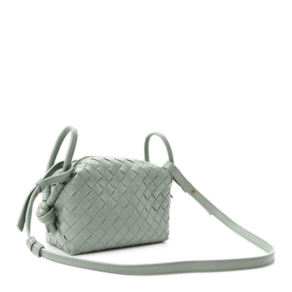 Bottega Veneta Nappa Intrecciato Loop Top Handle Camera Bag New Sauge 3 of 11