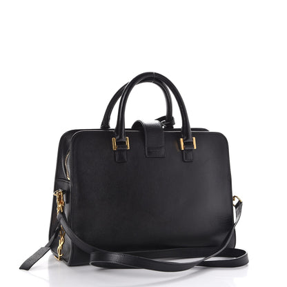 Saint Laurent Smooth Calfskin Small Cabas Monogram Black 3 of 11