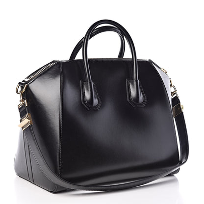 Givenchy Shiny Lord Calfskin Medium Antigona Black 3 of 9