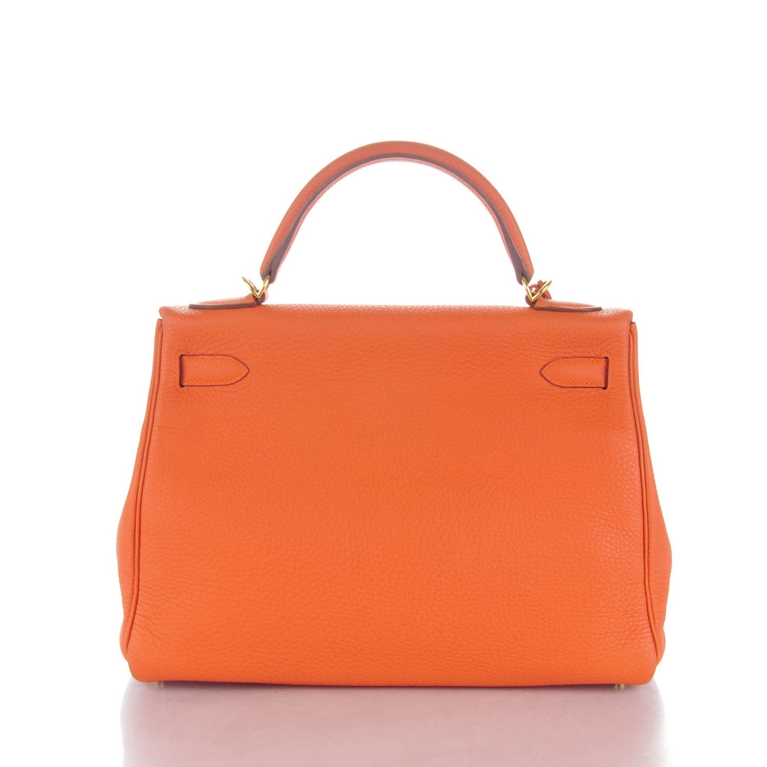 Hermes Togo Kelly Retourne 32 Orange 4 of 25