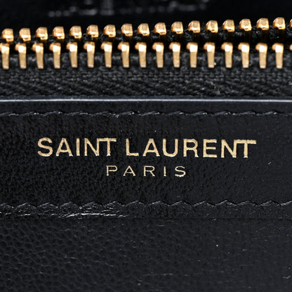 Saint Laurent Grained Metallic Calfskin Monogram Chain Wallet Bronze 7 of 13