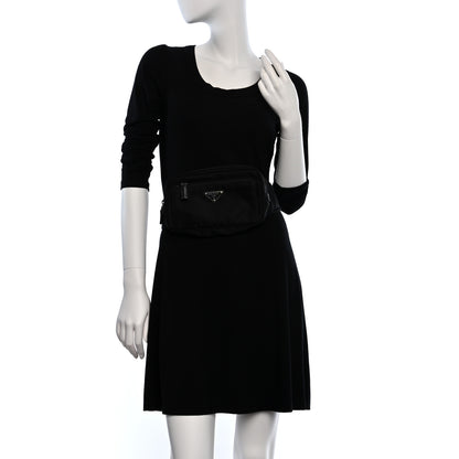 Prada Re-Nylon Saffiano Belt Bag Black 3 of 8