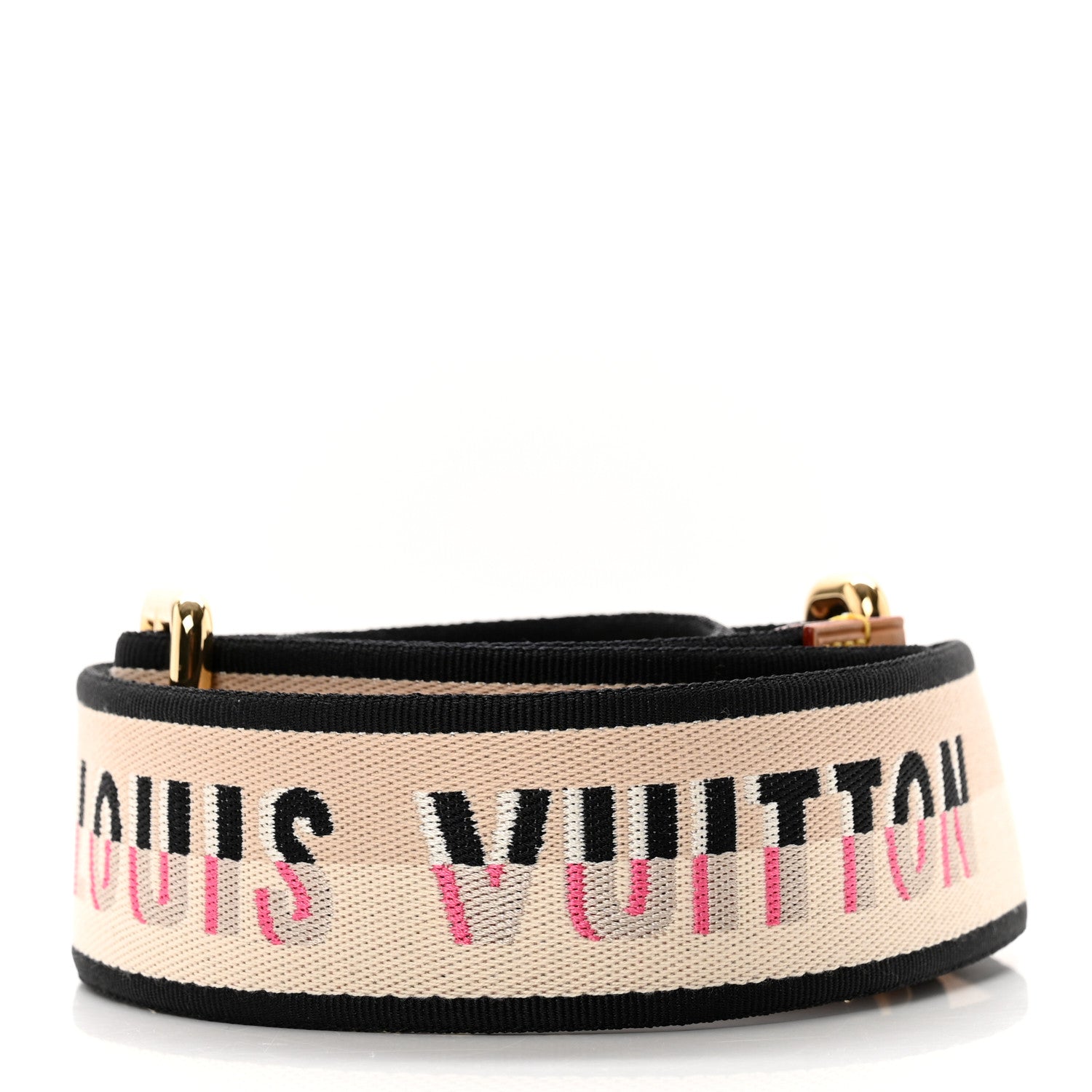 Louis Vuitton Jacquard Speedy Bandouliere 20 Shoulder Strap Black 2 of 3
