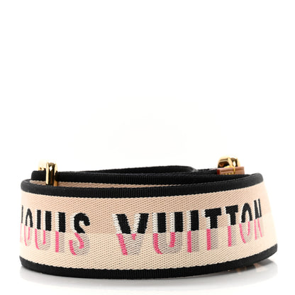 Louis Vuitton Jacquard Speedy Bandouliere 20 Shoulder Strap Black 2 of 3