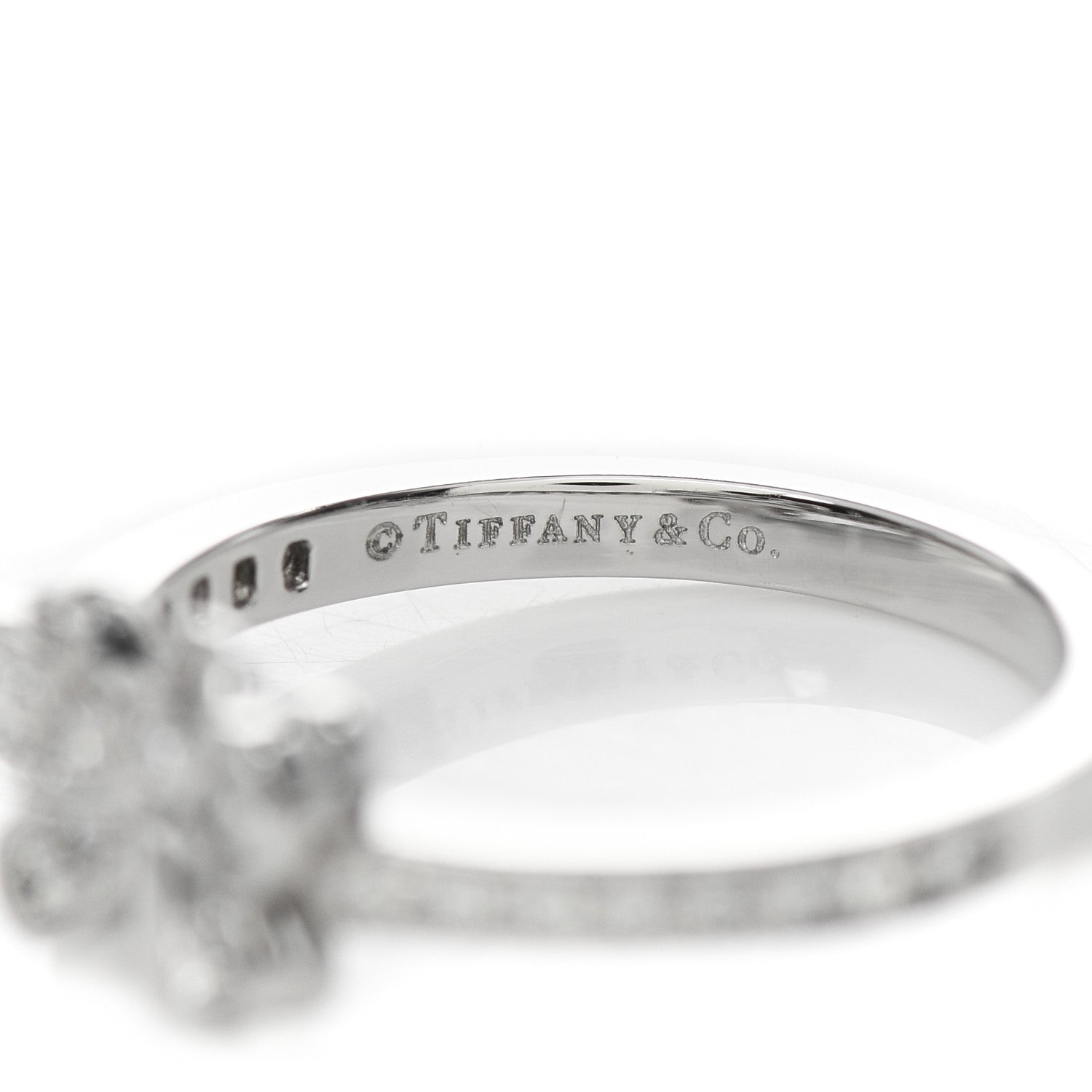 Tiffany Platinum Diamond Enchant Butterfly Ring 49 5 5 of 7