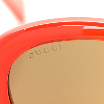 Gucci Acetate Oval Frame GG1587S Sunglasses Orange 7 of 7