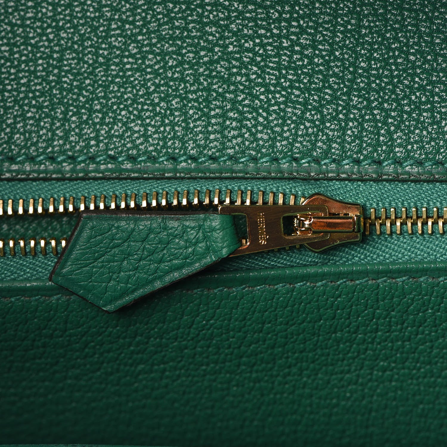 Hermes Taurillon Clemence Birkin 30 Vert Vertigo 19 of 34
